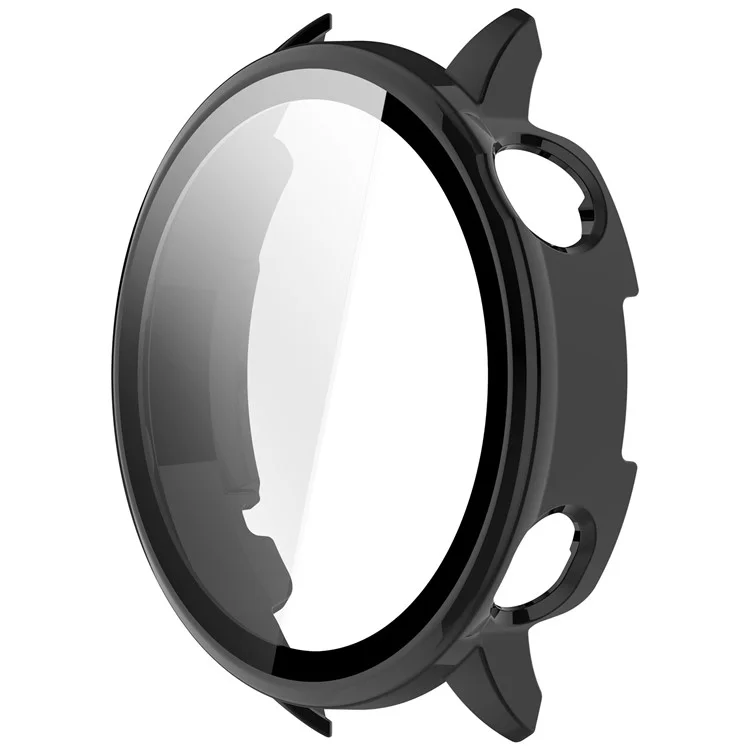 Para Oppo Watch X2 Mini Capa de Relógio com Estrutura de PC e Película de Vidro Temperado - Preto