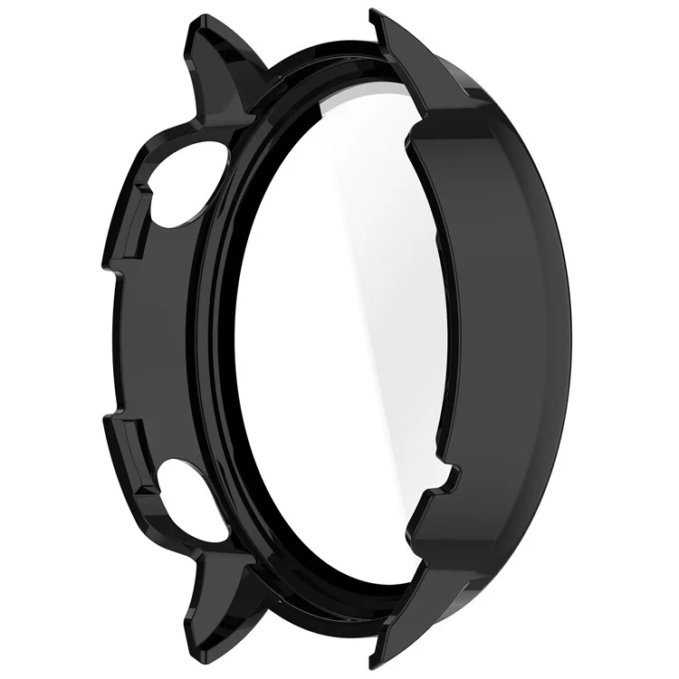 Para Oppo Watch X2 Mini Capa de Relógio com Estrutura de PC e Película de Vidro Temperado - Preto