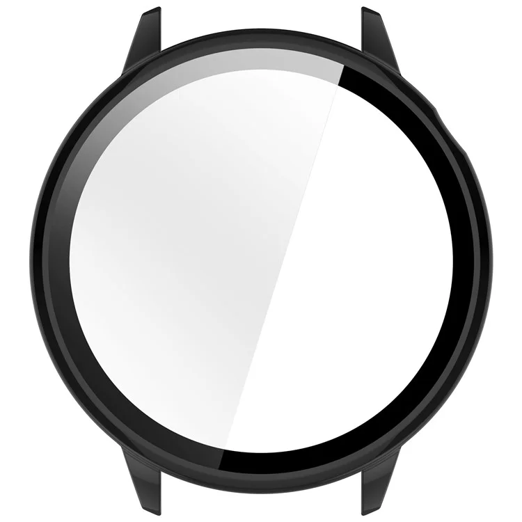 Para Oppo Watch X2 Mini Capa de Relógio com Estrutura de PC e Película de Vidro Temperado - Preto