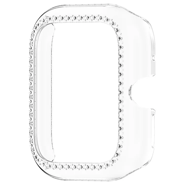 Cover per Vivo Watch GT / iQOO Watch GT con Custodia Trasparente, Design Decorativo con Strass e Profili Traforati in Policarbonato