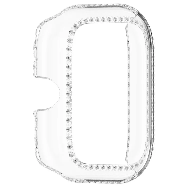 Cover per Vivo Watch GT / iQOO Watch GT con Custodia Trasparente, Design Decorativo con Strass e Profili Traforati in Policarbonato