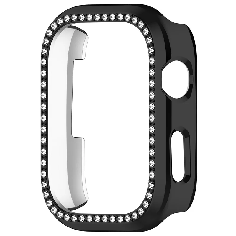 Funda de Reloj Huawei Watch D2 con Diseño Hueco Decorativo de Strass - Acabado Electrolítico en Negro