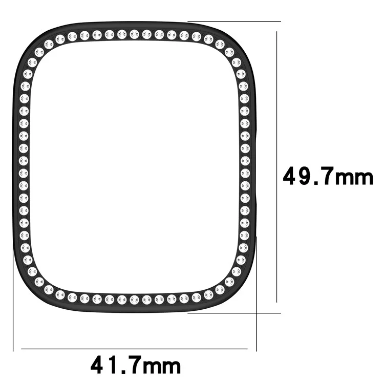 For Xiaomi Redmi Watch 3 Lite  /  Watch 3 Active Clear Watch Case Rhinestone Decorative Hollow Design PC Watch Cover