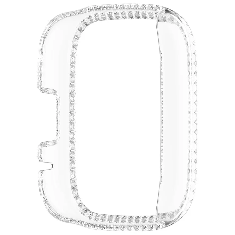 For Xiaomi Redmi Watch 3 Lite  /  Watch 3 Active Clear Watch Case Rhinestone Decorative Hollow Design PC Watch Cover