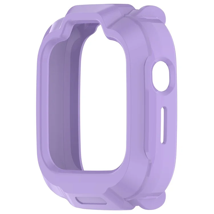 Für Xiaomi Smart Kids Watch TPU Uhrengehäuse Hohles Design Uhrenabdeckung - Lila