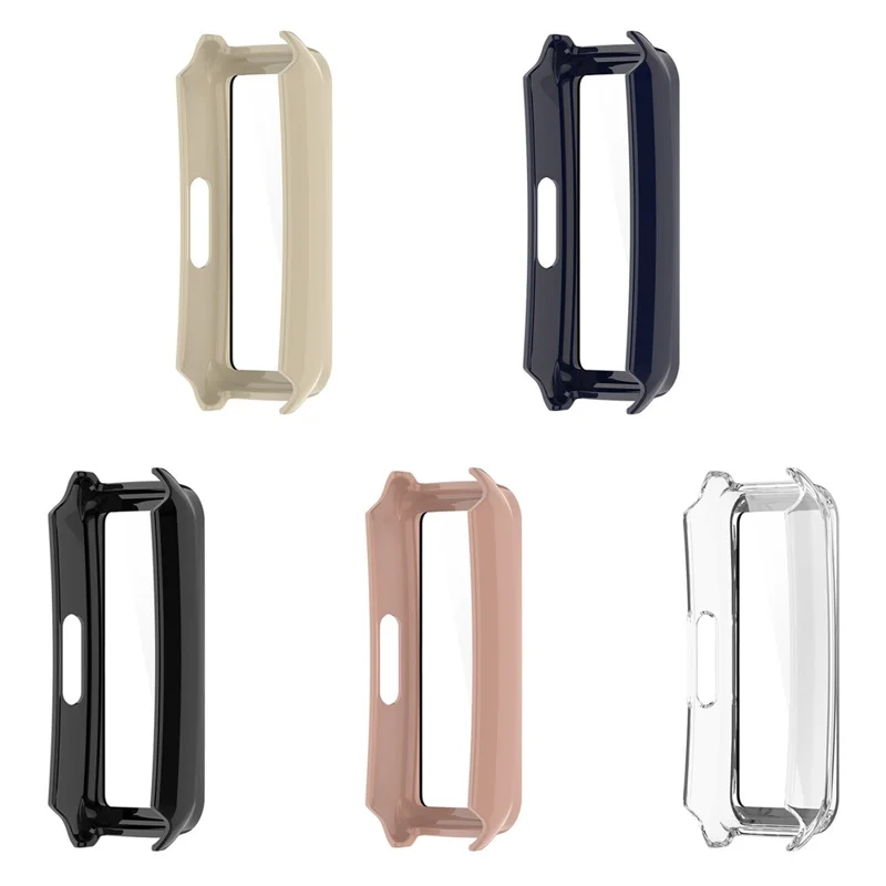 For Keep B5 Watch Case PC Frame Cover with Tempered Glass Screen Film - Ivy White