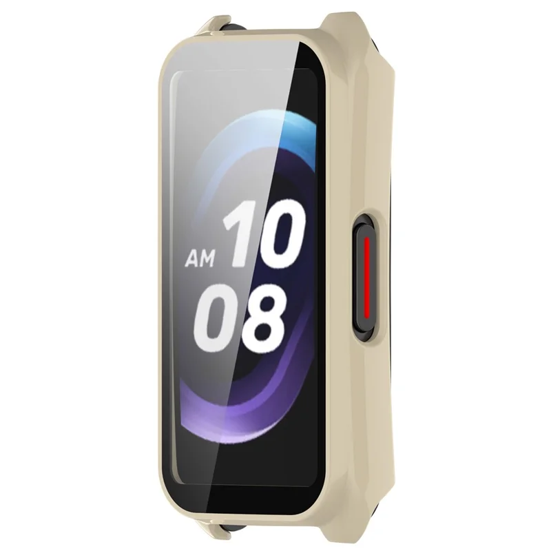 For Keep B5 Watch Case PC Frame Cover with Tempered Glass Screen Film - Ivy White