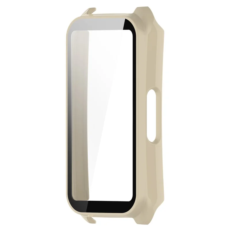 For Keep B5 Watch Case PC Frame Cover with Tempered Glass Screen Film - Ivy White