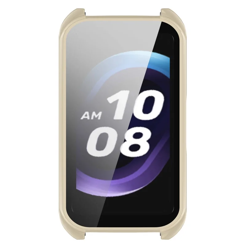 For Keep B5 Watch Case PC Frame Cover with Tempered Glass Screen Film - Ivy White
