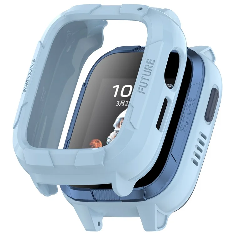 For Honor Whizkid 2i Orologio Smartwatch per Bambini Custodia in TPU Disegno Cavo Custodia Protettiva per Orologio - Blu