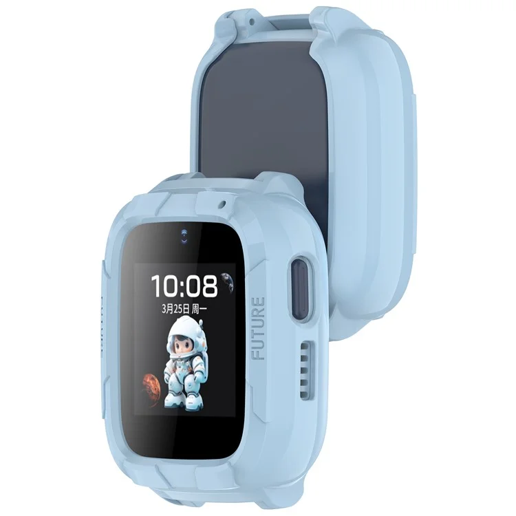 For Honor Whizkid 2i Orologio Smartwatch per Bambini Custodia in TPU Disegno Cavo Custodia Protettiva per Orologio - Blu