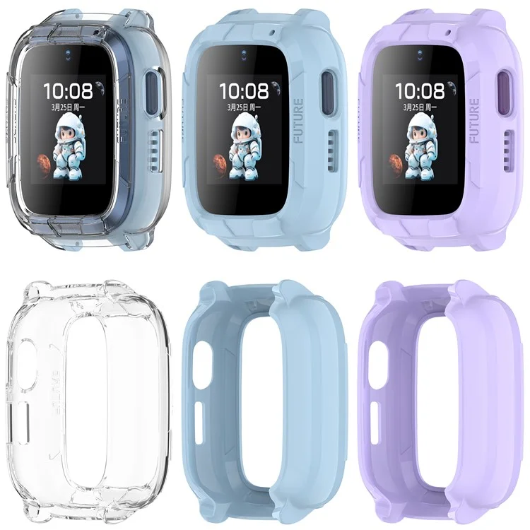 For Honor Whizkid 2i Orologio Smartwatch per Bambini Custodia in TPU Disegno Cavo Custodia Protettiva per Orologio - Blu