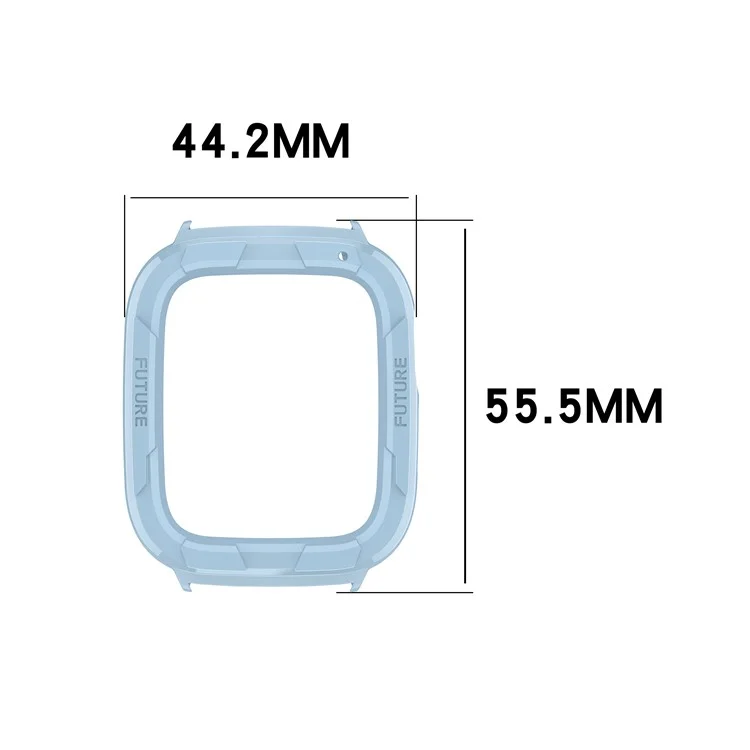 For Honor Whizkid 2i Orologio Smartwatch per Bambini Custodia in TPU Disegno Cavo Custodia Protettiva per Orologio - Blu