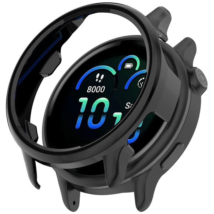 Pour Garmin Vivoactive 6 Étui Semi-Enveloppant Rigide Évidé en PC - Noir