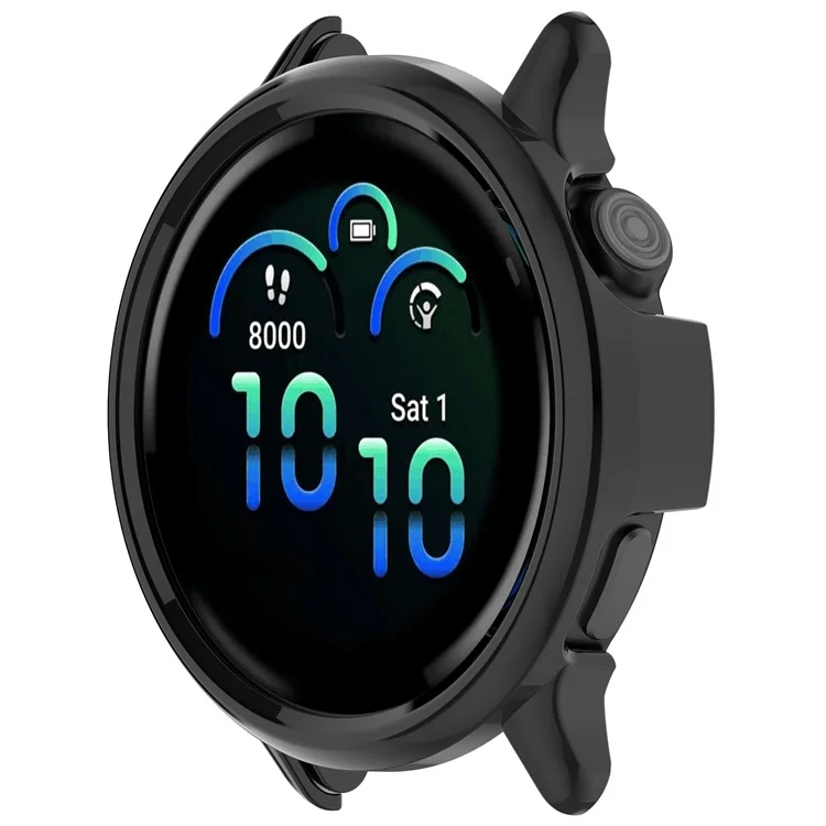 Pour Garmin Vivoactive 6 Étui Semi-Enveloppant Rigide Évidé en PC - Noir