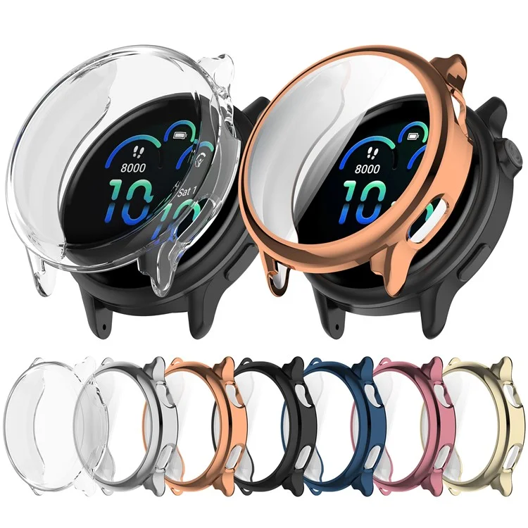 Для Garmin Vivoactive 6 Прозрачный защитный чехол TPU с полным покрытием