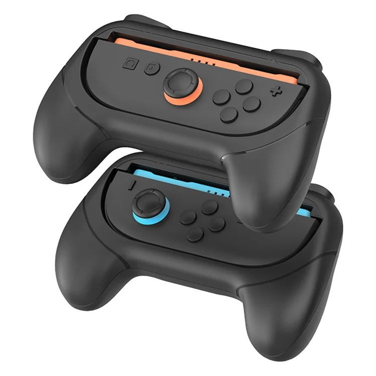 IPEGA PG-SW2055D 1 Paar Ergonomischer Joy-Con Griff Gamecontroller für Nintendo Switch - Schwarz