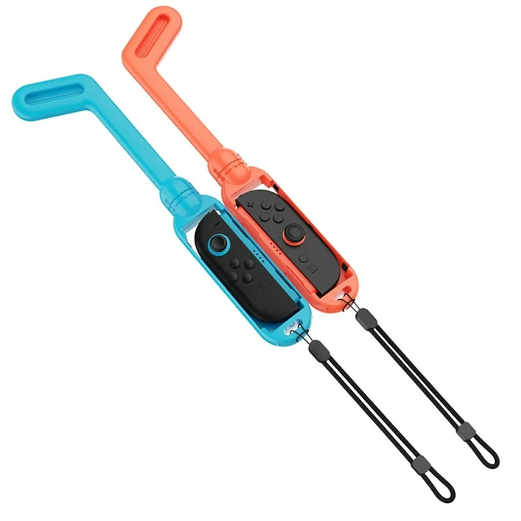 IPEGA PG-SW2091 2 Unidades Empunhadura de Clube de Golfe para Controle Joy-Con do Nintendo Switch com Alça de Pulso Ajustável