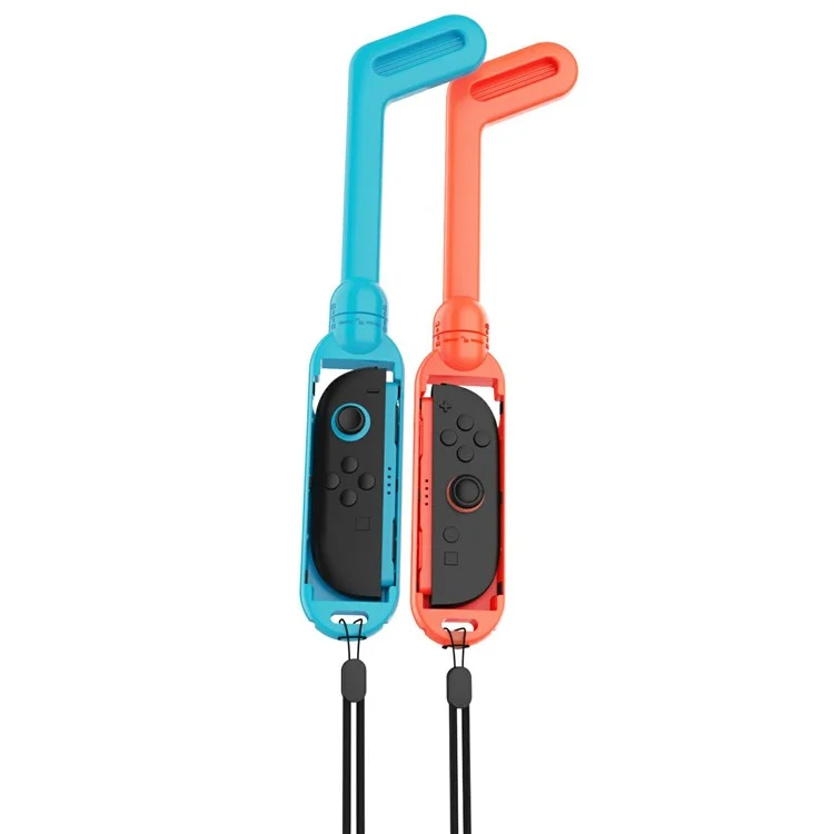 IPEGA PG-SW2091 2 Unidades Empunhadura de Clube de Golfe para Controle Joy-Con do Nintendo Switch com Alça de Pulso Ajustável