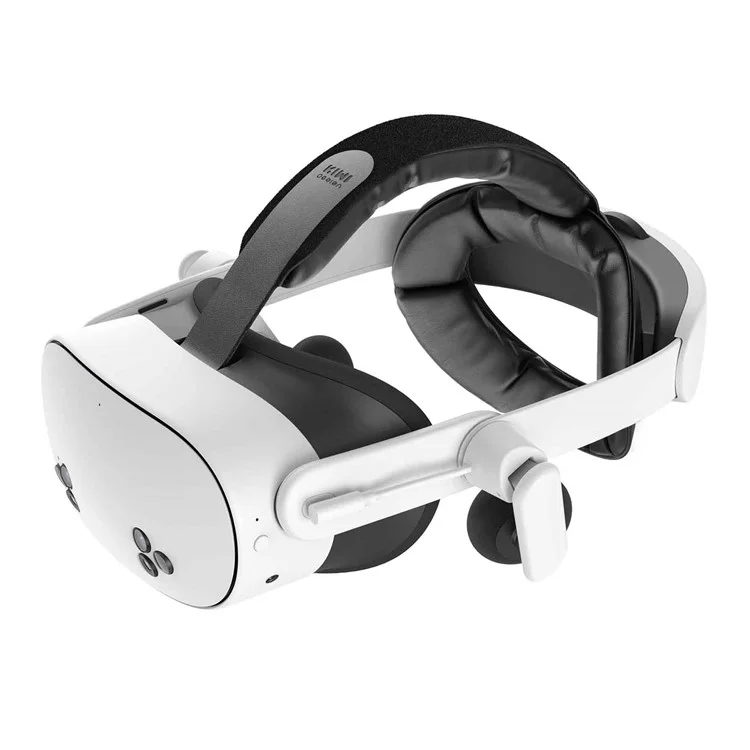 KIWI DESIGN K4 DUO Para Meta Quest 3 / 3S Suporte de Cabeça Confortável Fones de Ouvido de Alta Qualidade para Realidade Virtual