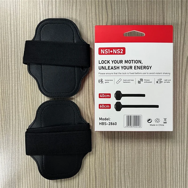 HBS-2860 2Pcs For Nintendo Switch 2 / 1 Joy-Con Controller Leg Strap Leather Elastic Sports Band