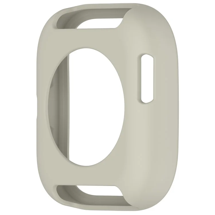 For Huami Amazfit Bip 6 (A2435) Watch Case Soft Silicone Hollow Watch Frame Cover - Light Grey