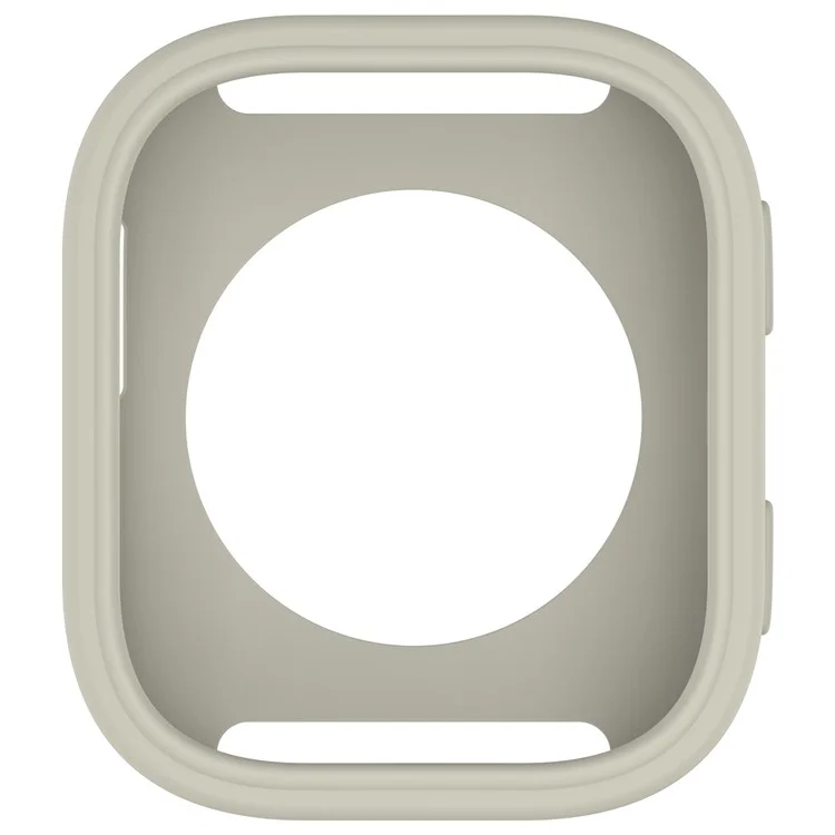 For Huami Amazfit Bip 6 (A2435) Watch Case Soft Silicone Hollow Watch Frame Cover - Light Grey