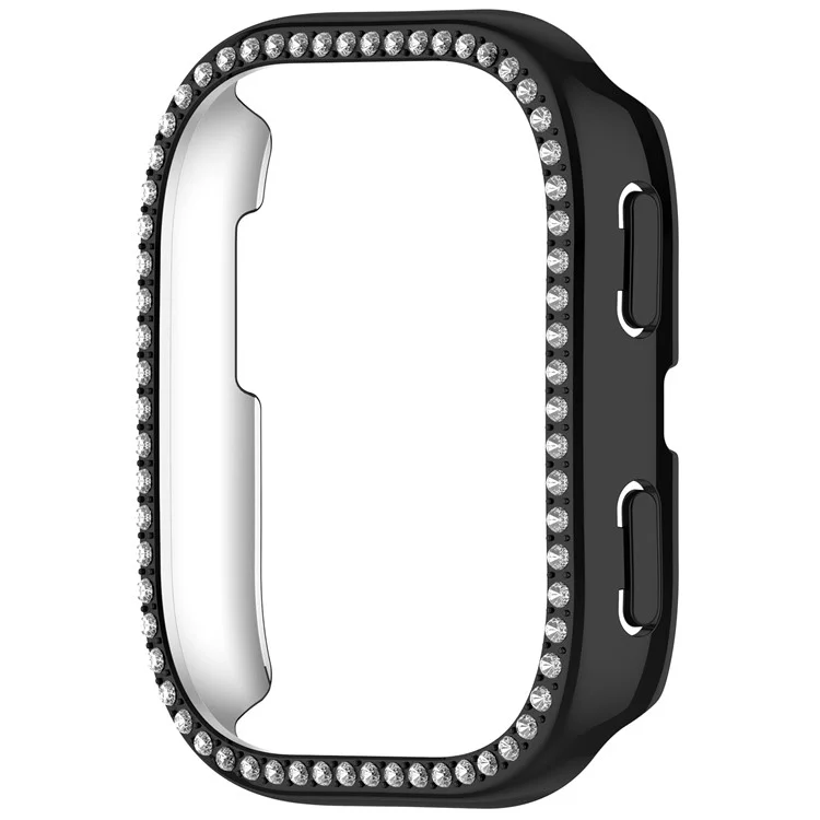 Funda de reloj Huami Amazfit Bip 6 (A2435) Decoración de strass Recubrimiento electrolítico hueco de PC - Negro