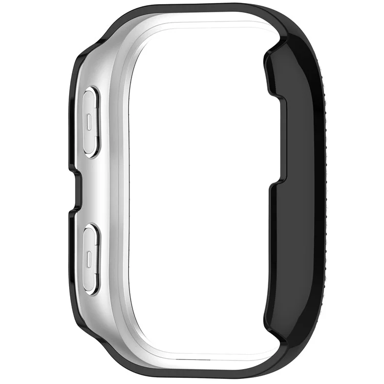Funda de reloj Huami Amazfit Bip 6 (A2435) Decoración de strass Recubrimiento electrolítico hueco de PC - Negro