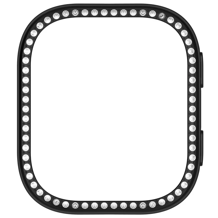 Funda de reloj Huami Amazfit Bip 6 (A2435) Decoración de strass Recubrimiento electrolítico hueco de PC - Negro