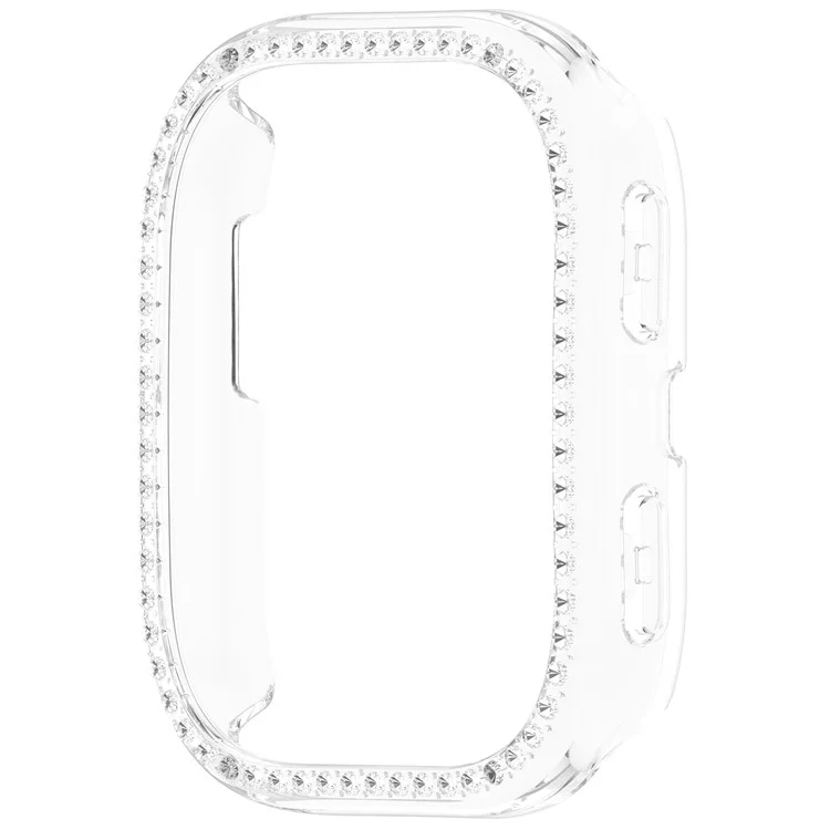 Pour Huami Amazfit Bip 6 (A2435) Boîtier de montre transparent Décoration de strass Conception ajourée PC Couvercle de montre