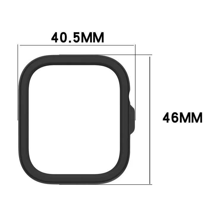 For Huawei Watch Fit 4 Watch Case Half-Wrapped Hollow Hard PC Protective Cover - Black