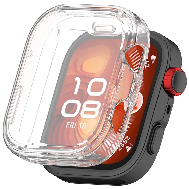 For Huawei Watch Fit 4 TPU Watch Case Full Coverage Transparent Protective Cover
