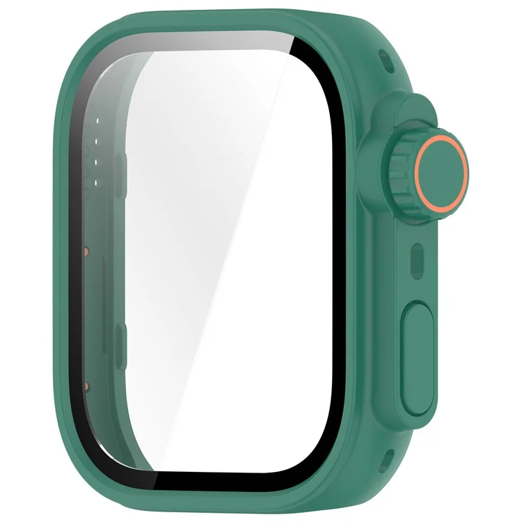 For Huawei Watch Fit 4 Watch Case Instant Transformation Ultra 2 Hard PC Cover with Tempered Glass - Green