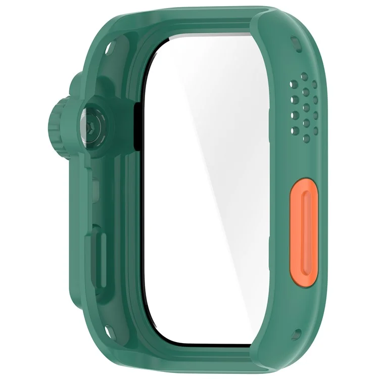 For Huawei Watch Fit 4 Watch Case Instant Transformation Ultra 2 Hard PC Cover with Tempered Glass - Green