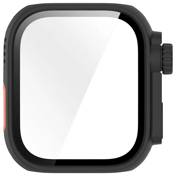 Für Huawei Watch Fit 4 Gehäuse Sofortige Transformation Ultra 2 Hartplastik Schutzhülle mit Panzerglas - Schwarz