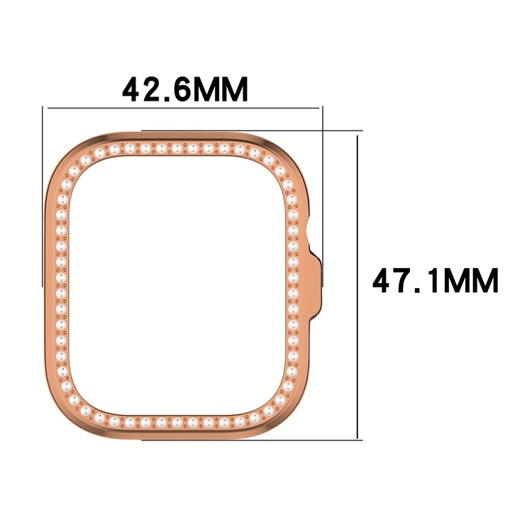 For Huawei Watch Fit 4 Pro Clear Watch Case Rhinestone Decorative Hollow Design PC Watch Cover