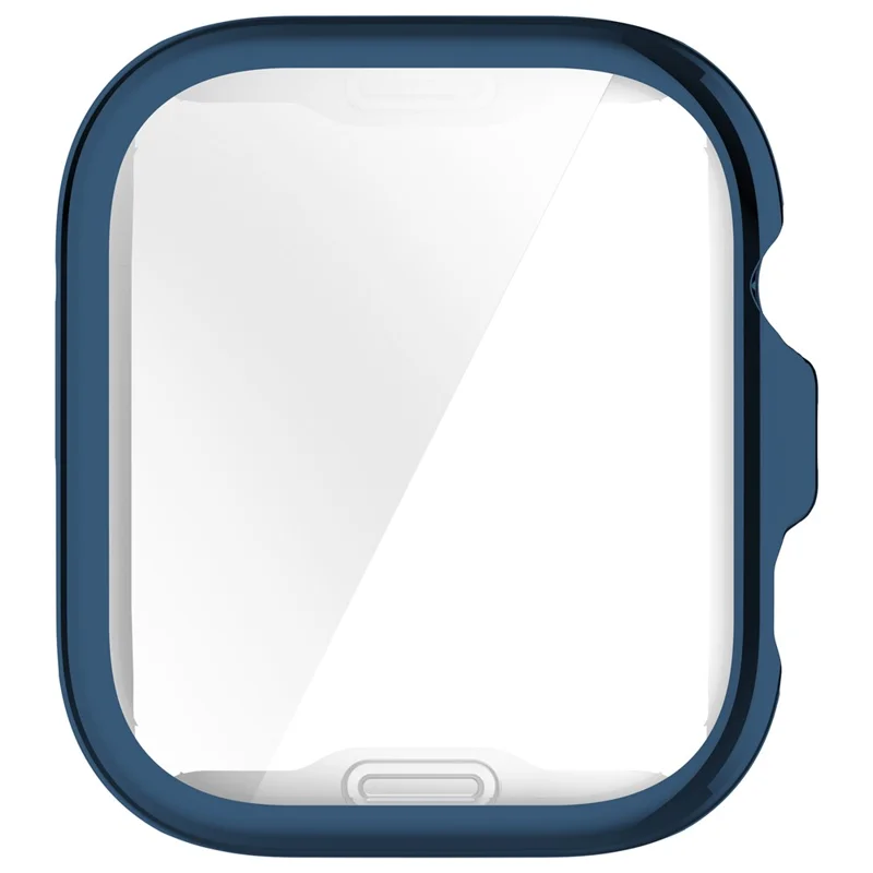 Cover per Huawei Watch Fit 4 Pro Custodia Completa Flessibile in TPU con Finitura Elettroplaccata - Blu Mezzanotte