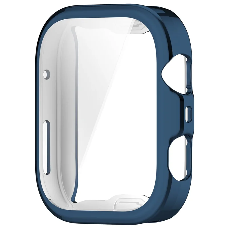 Cover per Huawei Watch Fit 4 Pro Custodia Completa Flessibile in TPU con Finitura Elettroplaccata - Blu Mezzanotte