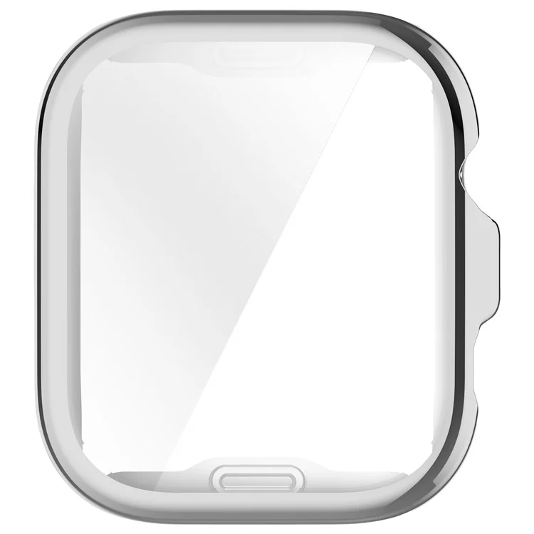Чехол для Huawei Watch Fit 4 Pro с полной защитой, гибкий TPU с электролитическим покрытием - Серебристый