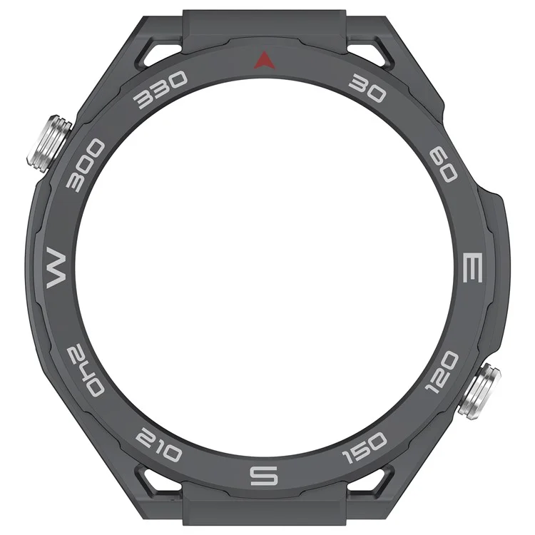 Für Huawei Watch 4 Schutzhülle Hochwertige Stoßfeste PC-Uhrenrahmen - Grau