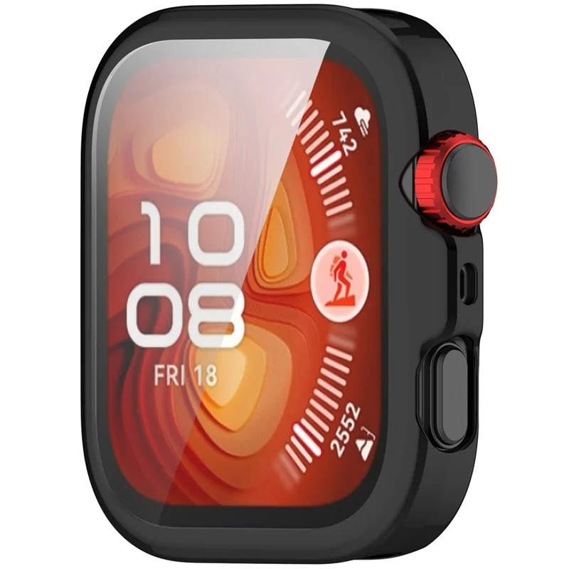 For Huawei Watch Fit 4 Pro Watch Case Full Protection Scratch Resistant TPU Cover - Black