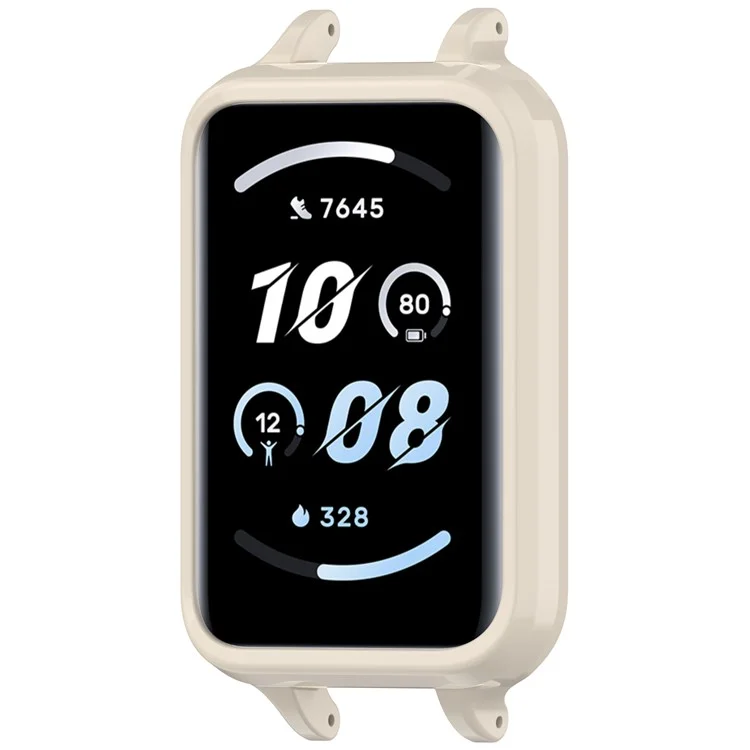 For Honor Band 10 Hollow Watch Frame Scratch Resistant PC Protective Case - Antique White