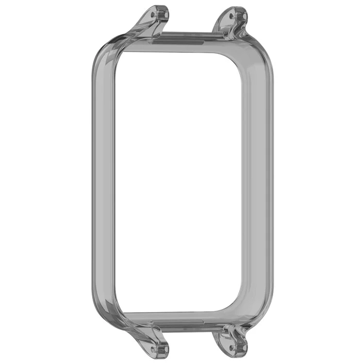 For Honor Band 10 Hollow Watch Frame Scratch Resistant PC Protective Case - Transparent Black