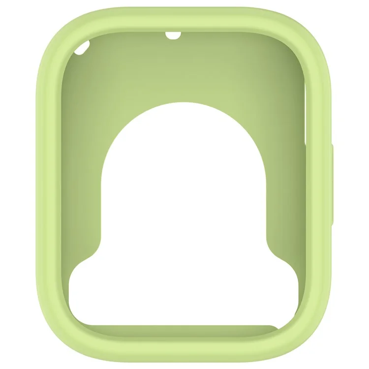 For Xiaomi Redmi Watch 5 Lite Silicone Watch Case Shockproof Bumper Frame - Lime