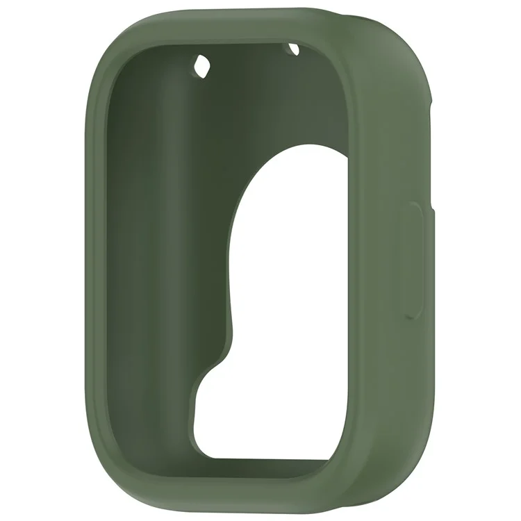 For Xiaomi Redmi Watch 5 Active Silicone Watch Case Shockproof Bumper Frame - Dark Green