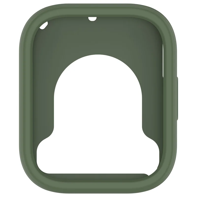For Xiaomi Redmi Watch 5 Active Silicone Watch Case Shockproof Bumper Frame - Dark Green