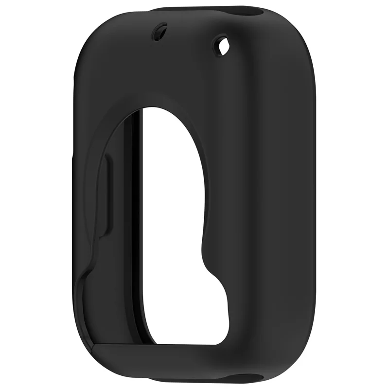For Xiaomi Redmi Watch 5 Active Silicone Watch Case Shockproof Bumper Frame - Black