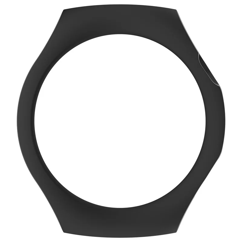 For Huawei Watch 5 42mm Case Half-Wrapped Hollow Hard PC Watch Cover - Black