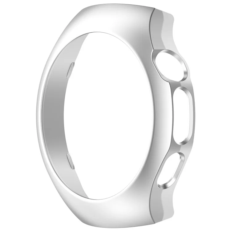 Étui rigide semi-enveloppant en PC ajouré pour Huawei Watch 5 46mm - Argent